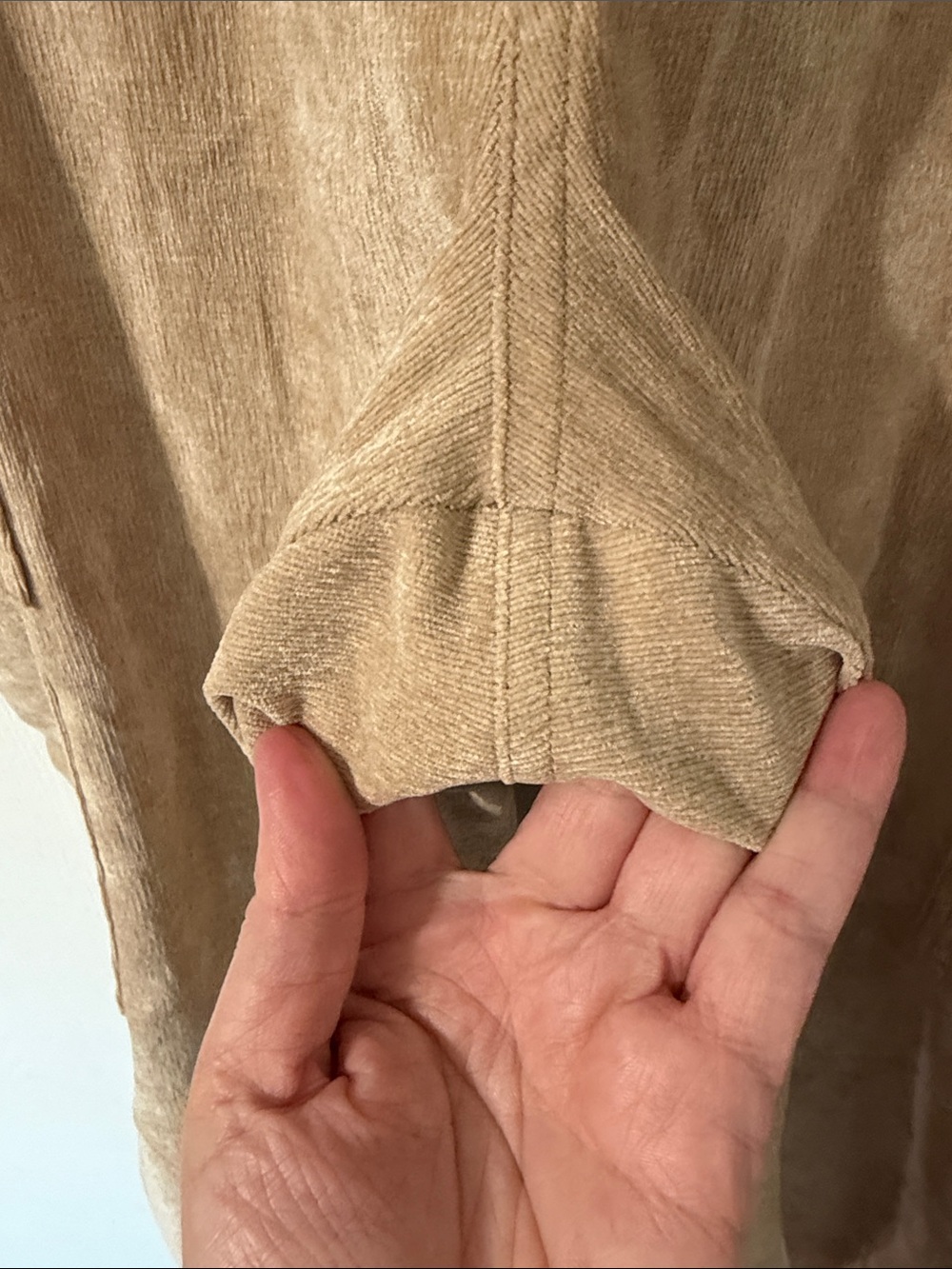 NWOT Nike Air Jordan Women’s Corduroy Chicago Trousers Desert Size Medium - Picture 11 of 15